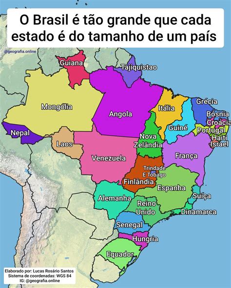 O Brasil é Considerado Um País De Dimensões Continentais - 7