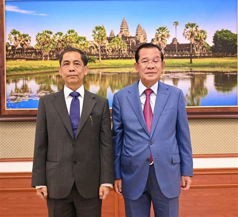 Samdech Techo Hun Sen Receives Burmese Union Minister