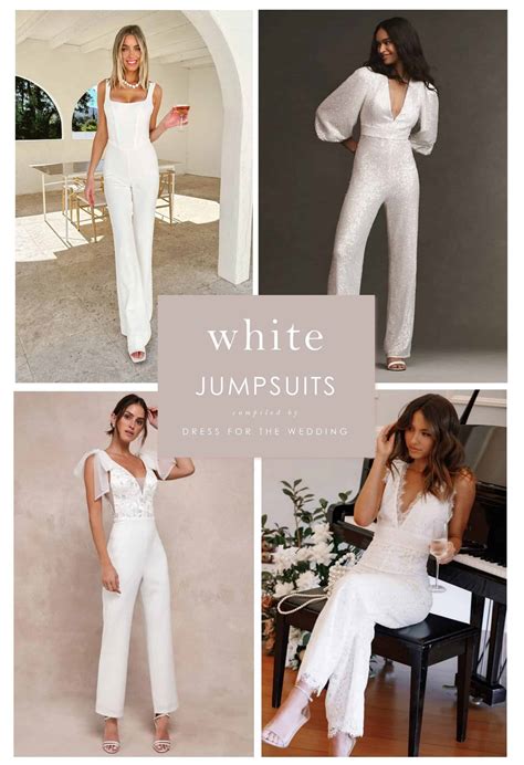 White Jumpsuits for Weddings - Dress for the Wedding