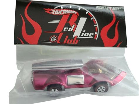Rocket Bye Baby Party Car 2010 Hot Wheels Red Line Club HWRLC