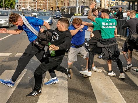 Violencia en la previa de la final de la Conference League: 28