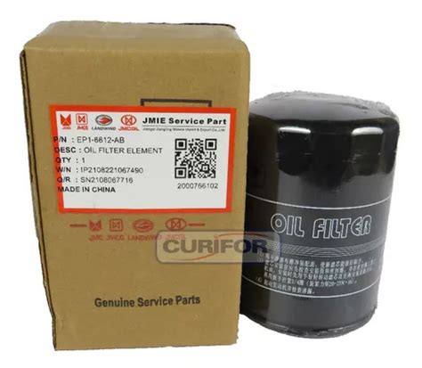 Filtro De Aceite Jmc Vigus Work Original Cuotas Sin Inter S