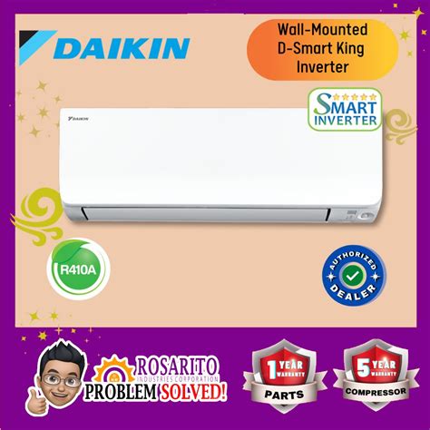 Daikin D Smart King Wall Mounted Premium Inverter On Carousell