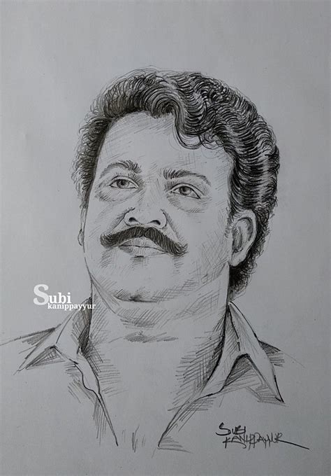 Mohanlal Pencil Drawing Photos - Do you know what's even cooler about ...