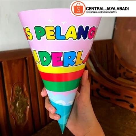 Jual Lembar Kertas Es Salju Viral Bungkus Kertas Es Pelangi