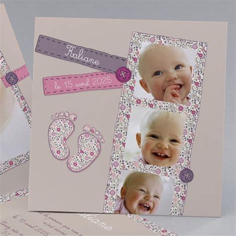 Faire Part Naissance Personnalis Echantillons Offerts Baby Cards