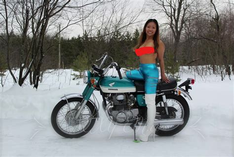 Nude Poster Motorcycle Etsy