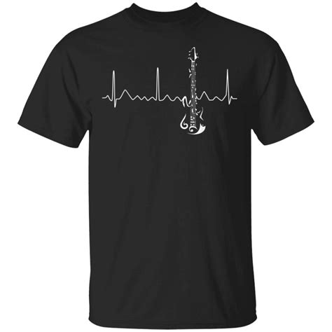 Bass Player T Shirt Bass Guitar Player Heartbeat T Shirt