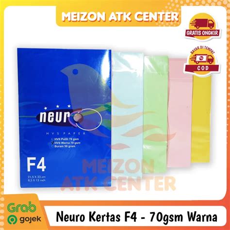 Neuro Kertas Hvs F Warna Gr Pack Lazada Indonesia