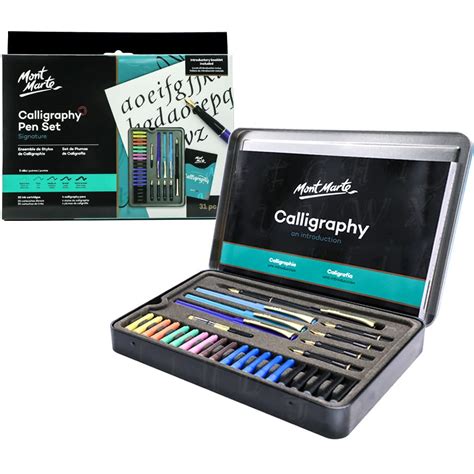 Buy Mont Marte Calligraphy Set, 32 Piece. Includes Calligraphy Pens ...