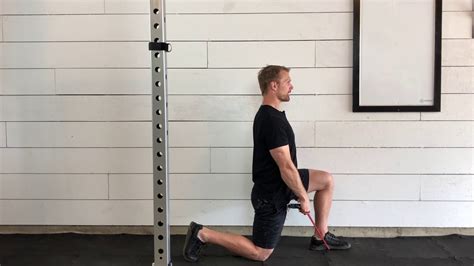 Resistance Band Split Squat Youtube