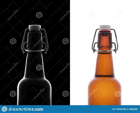 Brown Swing Top Beer Bottle Stock Photo Image Of Drink Object 170763782