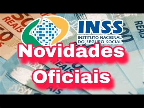 INSS Anuncia Novidades Oficiais YouTube