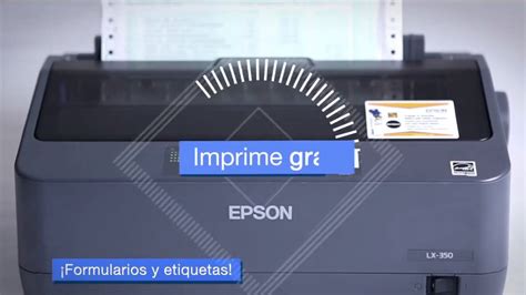 Impresora Epson Lx350 Especificaciones Youtube