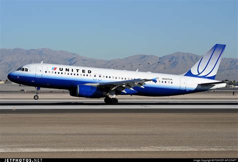 N Ua Airbus A United Airlines Fokker Aircraft Jetphotos