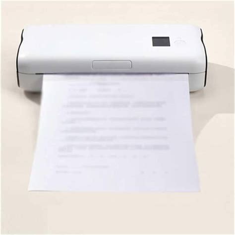 A4 Portable Thermal Printer Mobile Mini Office Printer Document ...