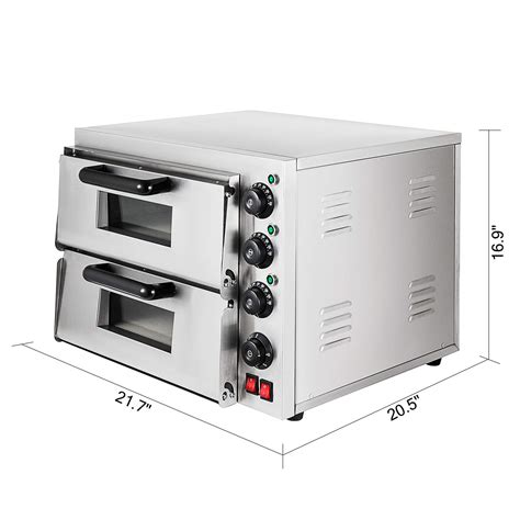 Vevor Commercial Pizza Oven 3000w Stainless Steel Pizza Oven Countertop