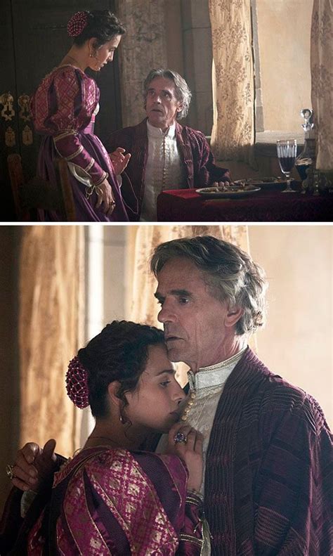 The Borgias Melia Kreiling As Bianca And Jeremy Irons As Rodrigo