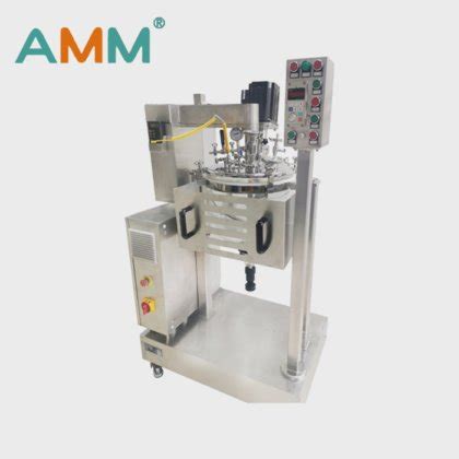 Lab Jacketed Glass Ultrasonic Vacuum Homogenizer Stirrer Emulsifier