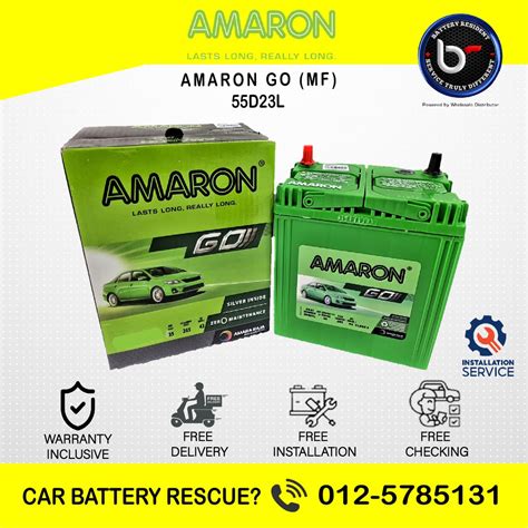 Installation Provide 55d23l D23 D23l Amaron Go Car Battery