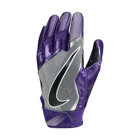 Nike Vapor Jet 4 Mens Football Gloves Size Medium Purple Clearance