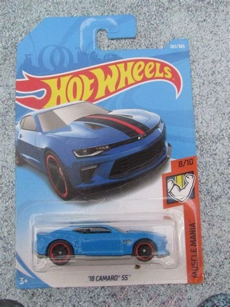 Pin On Camaro Ss Blue Hot Wheels