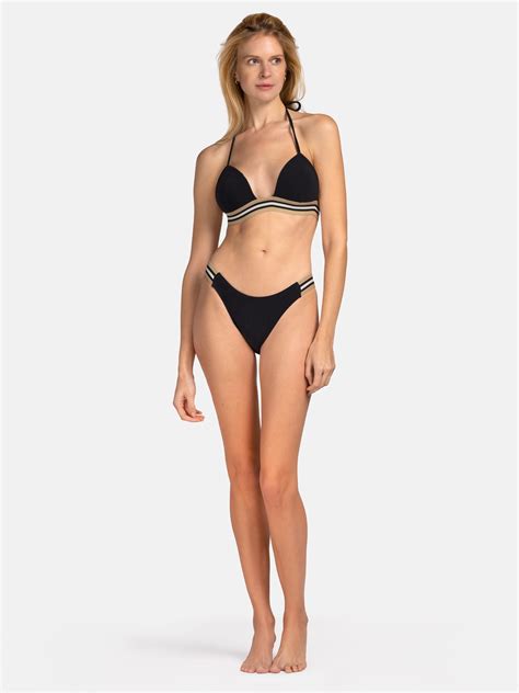 Wygodna góra od bikini w kolorze czarnym wiązana na szyi Sklep Miss Lou