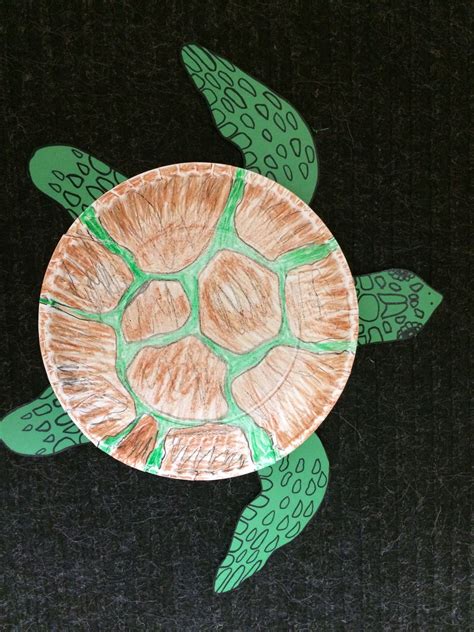 Cut Out Paper Plate Turtle Template