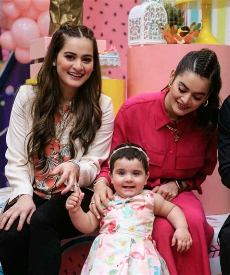 Beautiful Pictures Of Minal Khan On Amal Muneeb 1st Birthday Pk Showbiz