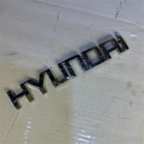 Emblema Letra Hyundai Completa Mercadolibre