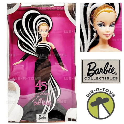 45th Anniversary Barbie Doll Bob Mackie Collector Edition 2003 Mattel