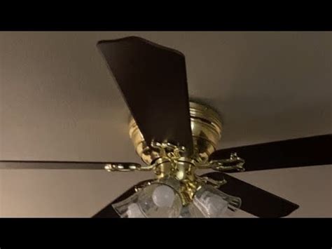 Hampton Bay Carriage House Ii Ceiling Fan Youtube