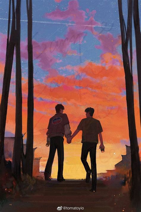 Pin by mieseyo on BJYXSZD 博君一肖 Illustration art Gay art Queer art