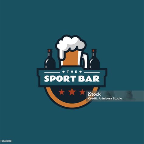 Vector Illustration Sport Bar Simple Mascot Style Stock Illustration Download Image Now