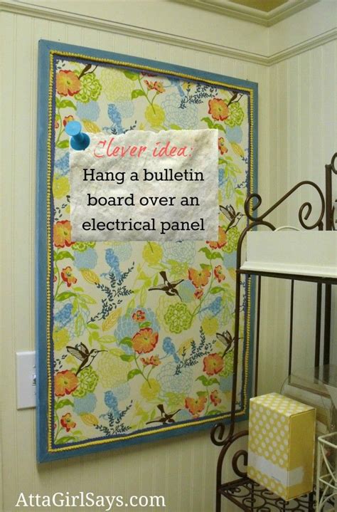 How To Make A Fabric Covered Bulletin Board By Attagirlsays Fabric