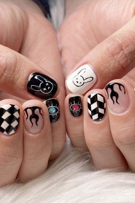 Punk Nails Edgy Nails Grunge Nails Stylish Nails Art Dope Nails