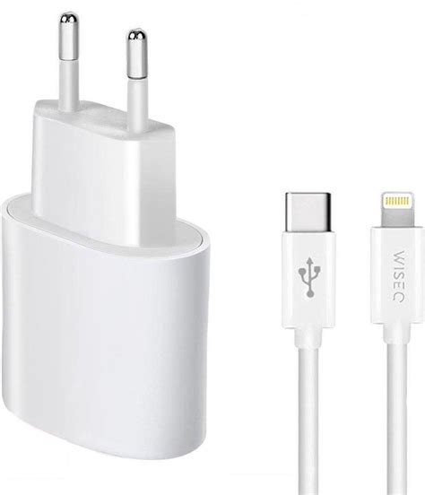 Iphone Lader 20w Snellader Inclusief 1 Meter Lightning Kabel Wit