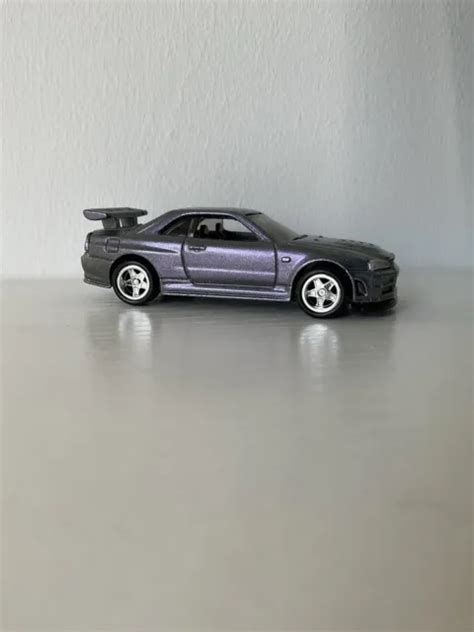 NISSAN SKYLINE GTR R Custom One Off Flip Paint Metallic Premium Hot Wheels PicClick UK
