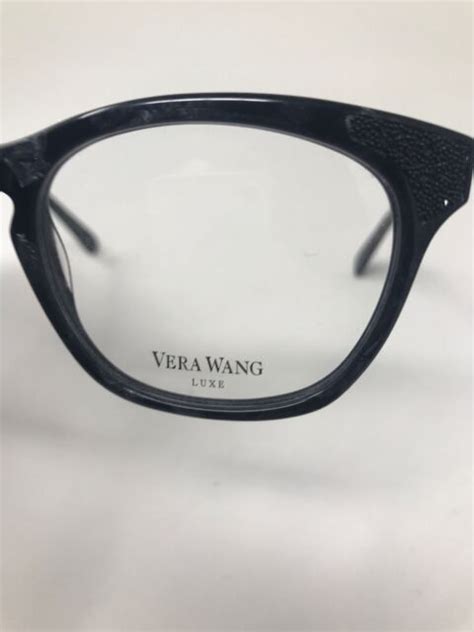 Vera Wang Luxe Eyeglasses Designer Soraya 52 17 135 Grey Marble Q265 Ebay