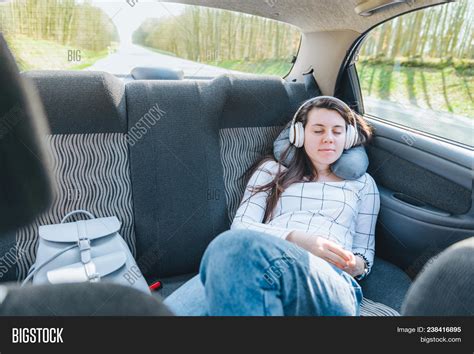 Woman Sleeping Car Image And Photo Free Trial Bigstock