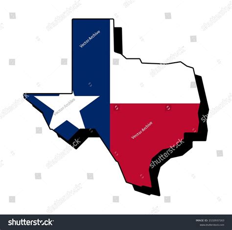 Texas Map Vector Illustration Map Texas Stock Vector Royalty Free 2132937163 Shutterstock