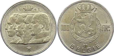 Belgien K Nigreich Francs Leopold Iii Sehr Sch N