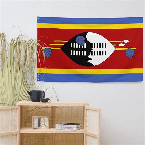 The Flag of Eswatini FREE SHIPPING - Etsy