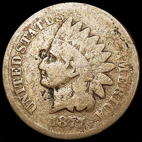 1877 Indian Head Cent Nicely Circulated Sold At Auction On 3rd November