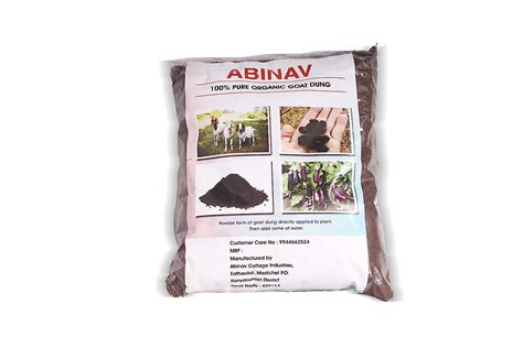 Abinav Organic Goat Dung Powder Manure Fertilizers For Flowering Plant