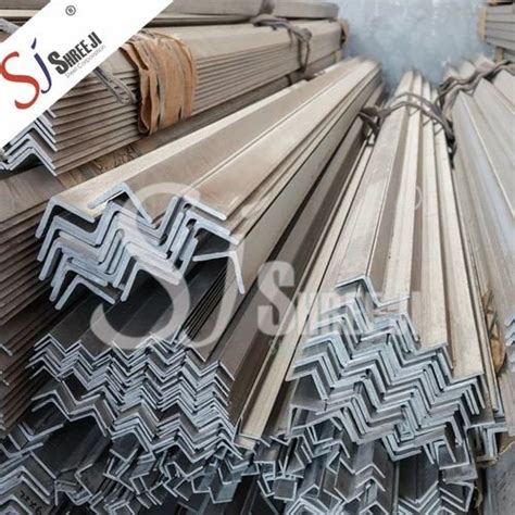 Thickness Mm Mild Steel L Shaped Ms Angle For Industrial Size