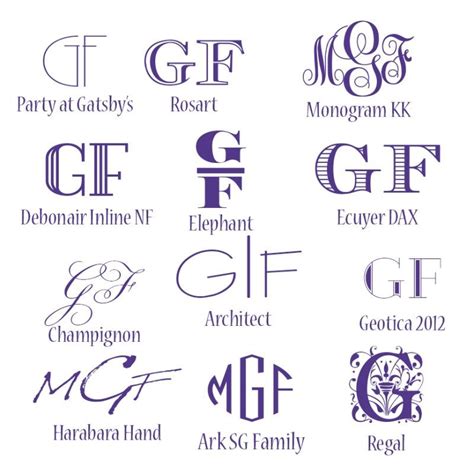 Free Monogram Fonts | My Graphic Fairy | Cricut monogram, Cricut ...