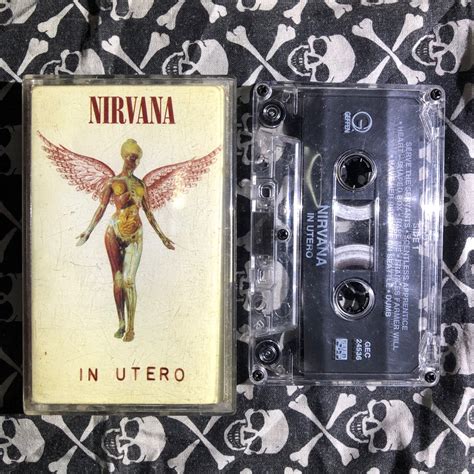 Nirvana In Utero Kaset Cassette Tape Hobbies And Toys Music And Media