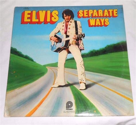 Elvis Presley SEPARATE WAYS LP Album 1972 RCA Records Camden CAS 2611