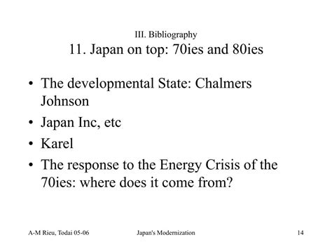 PPT - History of Japan’s Modernization: Japan’s modernization ...